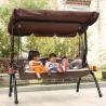 Buy cheap 180G Polyester Cloth 3 Seat Garden Swing Chair Outdoor With Awning from wholesalers