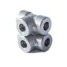 Buy cheap Carbon Steel Female Bspt Threaded Tee Fitting Adapter 3 Way Corrosion Resistant from wholesalers