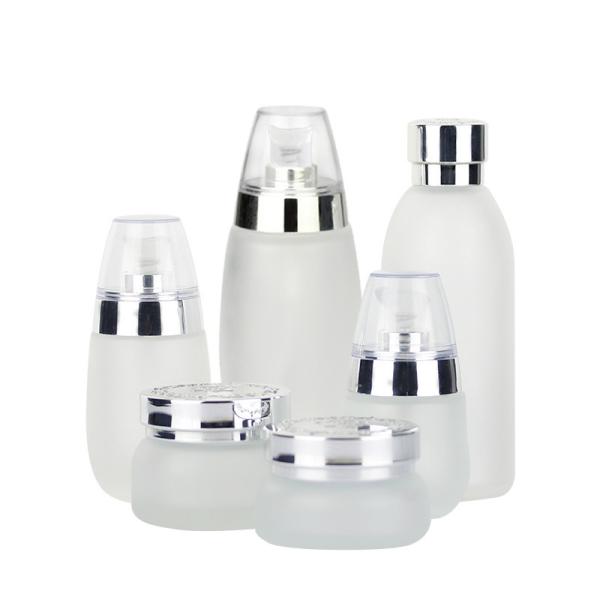 Buy cheap Customized Logo Cosmetic Packaging Empty Glass Jars from wholesalers