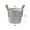 Buy cheap Handicraft Natural Seagrass Storage Basket With Handle ECO Friendly Kids Toy Clothes Baskets Storage Home Decoractions from wholesalers