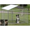 Buy cheap Hot Dip Galvanized Chain Link Dog Cage , Large Animal Kennel Easy Cleaning from wholesalers