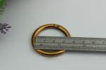 Factory Outlets Handbag Hardware Metal Spring O Ring Buckle Key chain In Gold