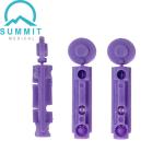 Purple 5.5cm Twist Blood Lancet , Medical Disposable Twist Lancets 28G