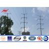 Buy cheap 69KV 15M Round ASTM A123 Galvanised Steel Poles for Power Distribution from wholesalers