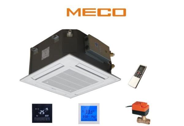 Four way round flow CASSETTE FAN COIL UNIT 600CFM, 1.5TR chilled water units 2