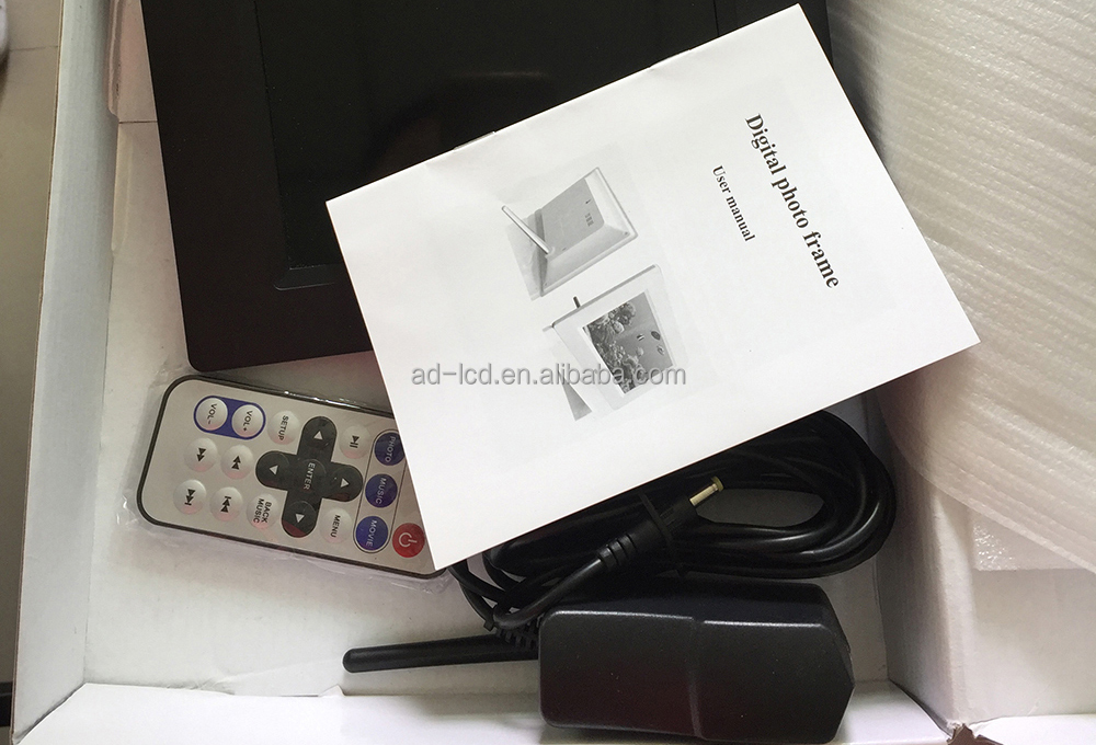 1280*800 Wifi LCD Screen 10 Inch Digital Photo FrameMedia Player For Indoor Desktop Display