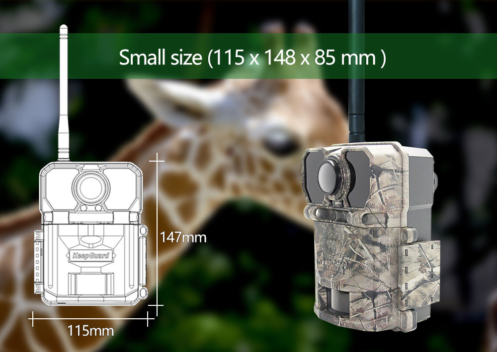 Keepguard 4.0 App Remote Anti-theft LTE GPS Night Vision Cloud Hunting Trail Camera