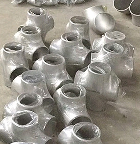 Weld Metal Carbon Steel 4 Way Cross Pipe Connector Fittings MSS SP75 Gr B