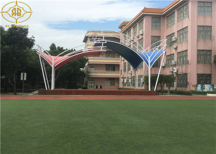 PVDF Or PTFE Tent Structure Architecture Use In Playground Space Covers