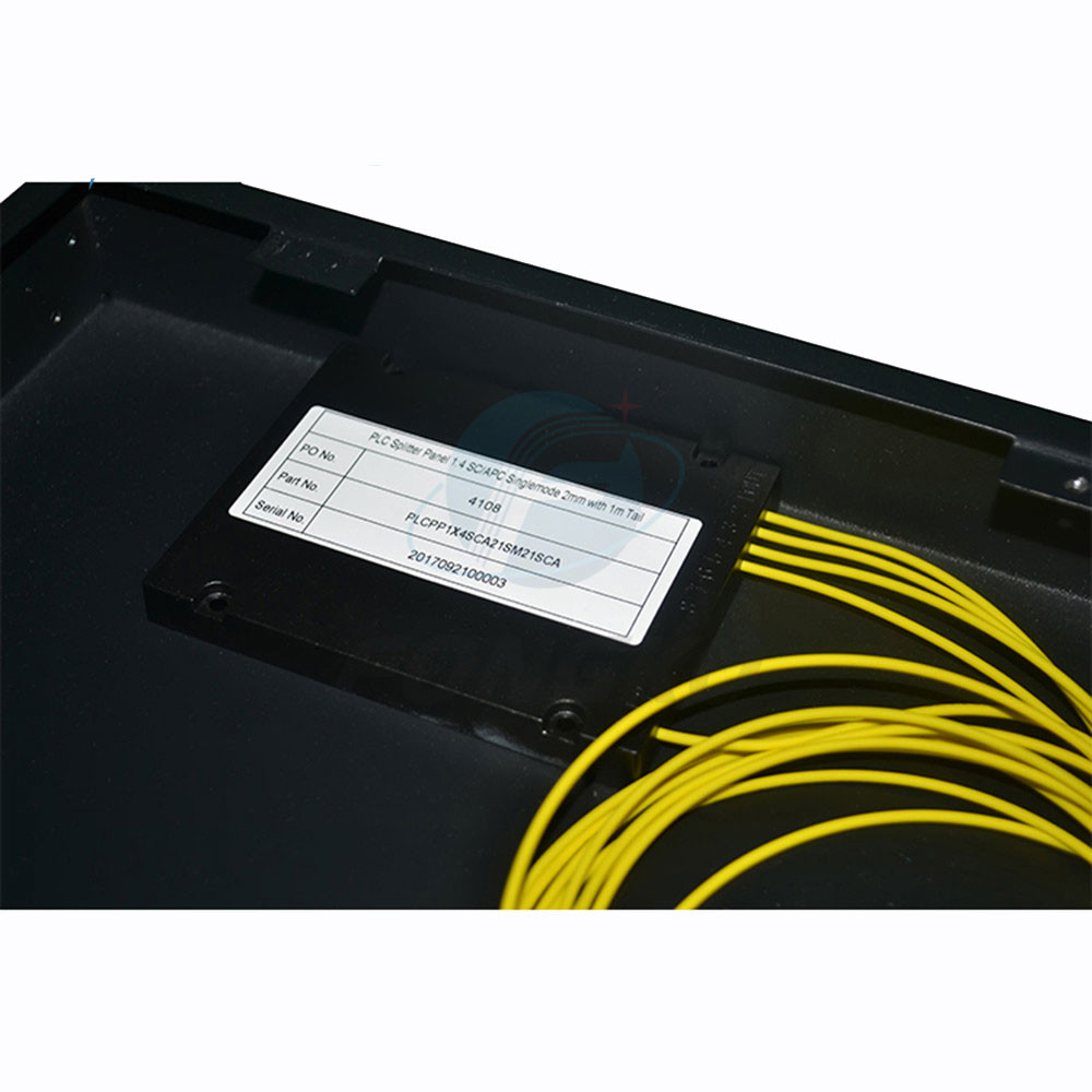 Ftth Single Mode Odf Fiber Optic Splitter 1x4 Rack Mount