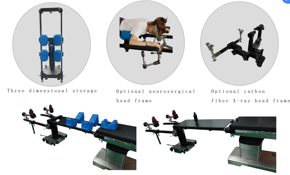 Carbon Fibre Operating Table Carbon Fibre Spine System Operating Table Accessories