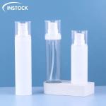 60ml 80ml 100ml White Clear Plastic Spray Bottle For Cosmetic Packaging Pet Fine
