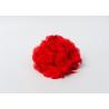 Buy cheap Red Regenerated Polyester Fiber , 1.5D-20D Material Polyester Fiber Crimp 8 Bows from wholesalers