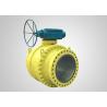 Buy cheap API 6D 3-PC Trunnion Mounted Ball Valve Durable WCB A105 CF8 F304 from wholesalers
