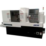 High Accurate Swiss Style Cnc Lathe Flat Bed Metal SM205 3.9KW Sub Spindle