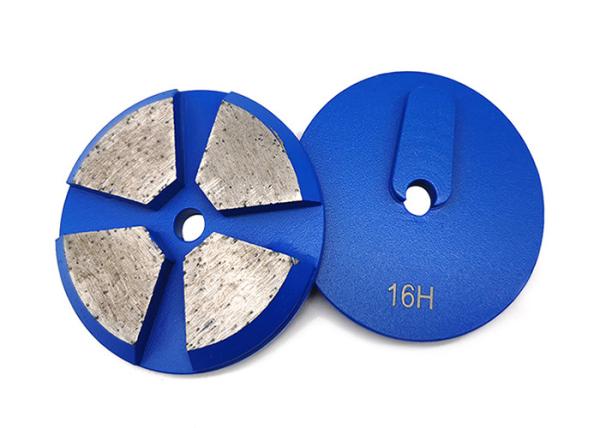 Buy cheap 3 Inch Husqvarna Grinding Diamonds 8mm Height 4 Segments Heat Resistant from wholesalers