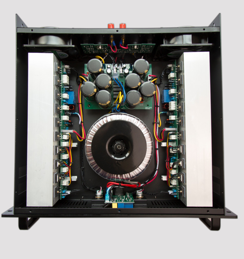 P3 2 X 450W Professional DJ Power Amplifier Class AB Efficient Heat Dissipation Design