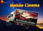 8 / 9 / 12 Seat Theme Film Mobile Cinema Truck With Electric / Hydraulic