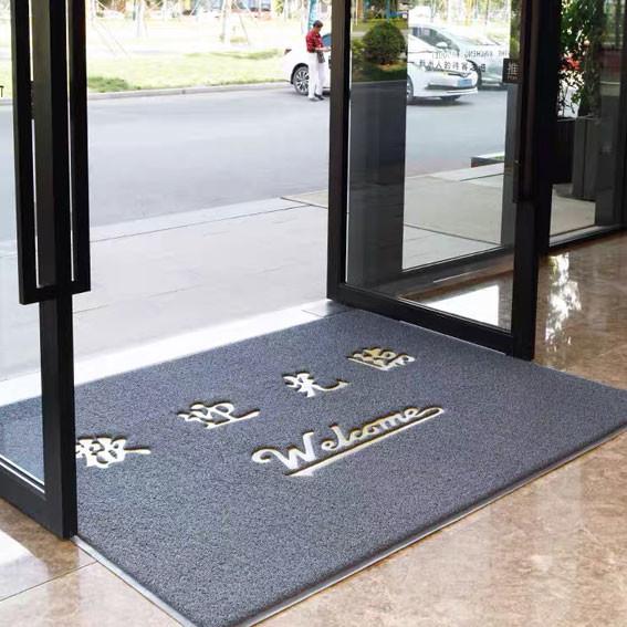 Buy cheap PVC Coil Commercial Entrance Mats Medium Traffic Logo Walk Off Mat from wholesalers
