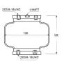 Buy cheap 800 827 9009 Phoenix Air Spring 0.8Mpa 175mm Truck Air Suspension from wholesalers