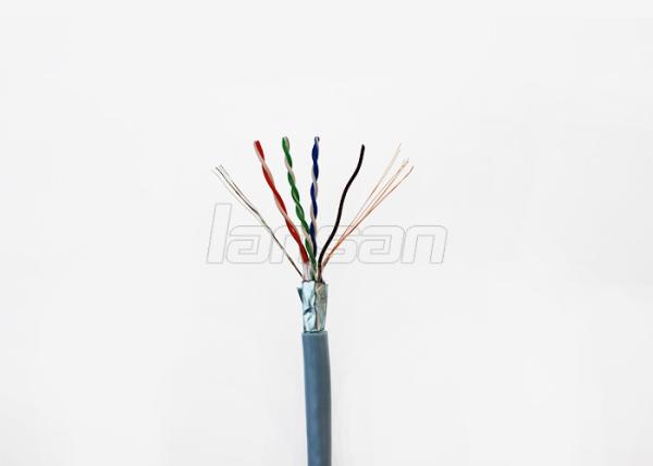 High Speed RJ45 Cat5e FTP Patch Cable , PVC Jacket Male To Female Cat5e