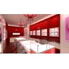 Buy cheap Pink / Red Locking Jewelry Display Case For Jewellery Shop Interior Design from wholesalers