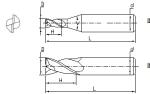 P50 Double Flute End Mill 3mm Solid Carbide End Milling Cutter For Carbon Steel