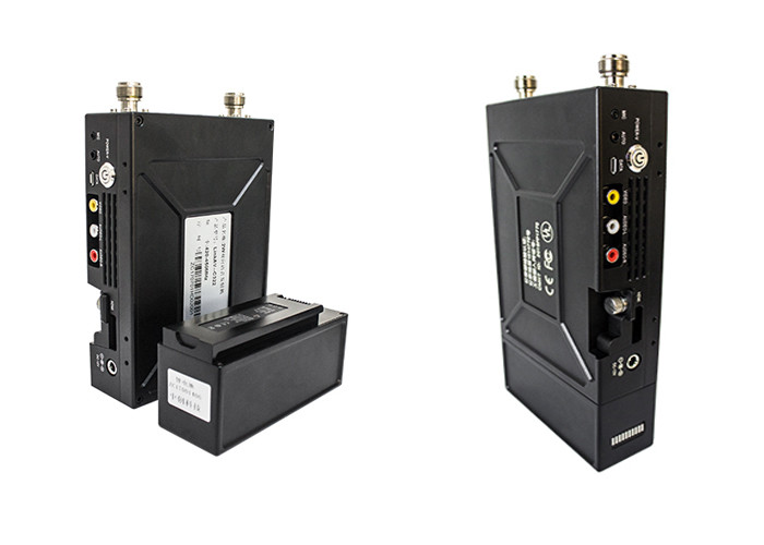 COFDM Transmitter AES256 QPSK HDMI & CVBS H.264 2-8MHz Bandwidth Battery Powered