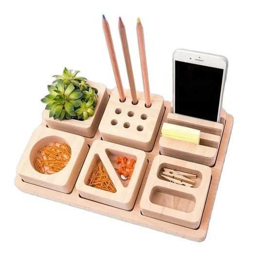 Buy cheap Desktop Organizer desk accessories desk tray office organizer office accessories wood organizer jewelry from wholesalers