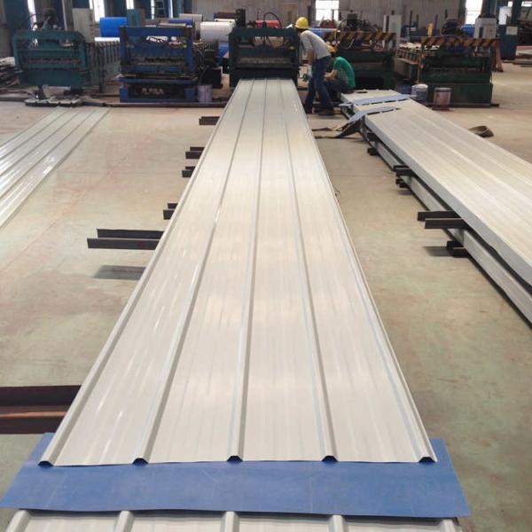Single Panel RAL9002 Off White/White Grey Color Tile Metal Roof Panels