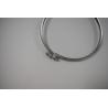 Buy cheap High Pressure Slim Steel Galvanized Pipe Clamp 80MM - 300MM Heavy Duty Customized from wholesalers