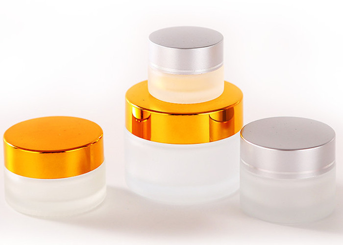 5g 10g 15g 20g 30g 50g 60g 100g 200g Empty Frosted clear Cosmetic Glass Cream Jar with Screw Lid for Skin Care