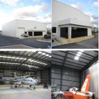 Buy cheap Lightweight Steel Structure Hangar Fireproof Large Span Metal Aircraft Hangars product