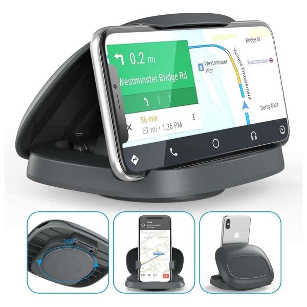 Buy cheap Magnetic Base Car Dashboard Phone Mount 6.8 Inch Anti Slip 360 Degree Rotate from wholesalers