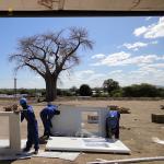 Galvanized Steel Frame Prefabricated Container House Quick Assembly