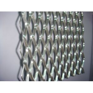 Galvanized Expanded Metal Screen Mesh Stainless Steel Diamond Hole Shape