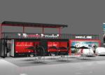 Vehicle Exhibition Terrace 40hc Luxury Expandable Container House