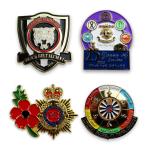 Custom Gold Metal Badge Hard Soft Enamel Lions Club Lapel Pin Badges