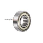 Double Sealed 6000 Series Bearing 12x28x8mm 6001ZZ Bearing High Speed