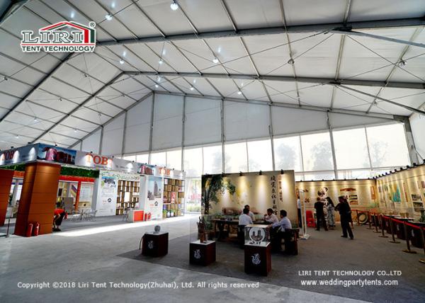 Buy cheap 50M Wide Outdoor Event Tents Plain White PVC Roof Cover Durable from wholesalers