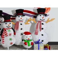 Buy cheap Christmas decorations illuminated snowman Santa Claus Hotel shopping mall layout product