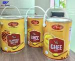 20Ltr Tinplate Pail Food Grade Bucket With Handle For Butter Packaging