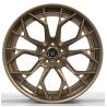 Buy cheap Custom 2 PC Forged Aluminum Alloy Rims Satin Bronze 21 22 23 Inch For Ferrari 458 488 from wholesalers
