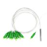Buy cheap FTTH Mini PLC Fiber Optic Splitter APC Steel Tube Connector for Communication Cables from wholesalers