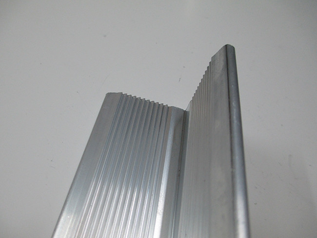 6063 - T5 Hollow Aluminum Angle Profile Natural Color For Solar Frame Panel