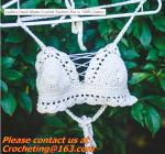 Women's underwear, bikini beachwear. Crochet red sexy bikini, pin swimsuit, the