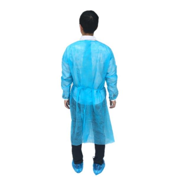 Buy cheap Waterproof Non Woven Disposable Surgical Gowns Blue CE ISO from wholesalers