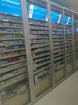 350mm Depth Medicine Display Rack , medical store racks 600mm 700mm Length