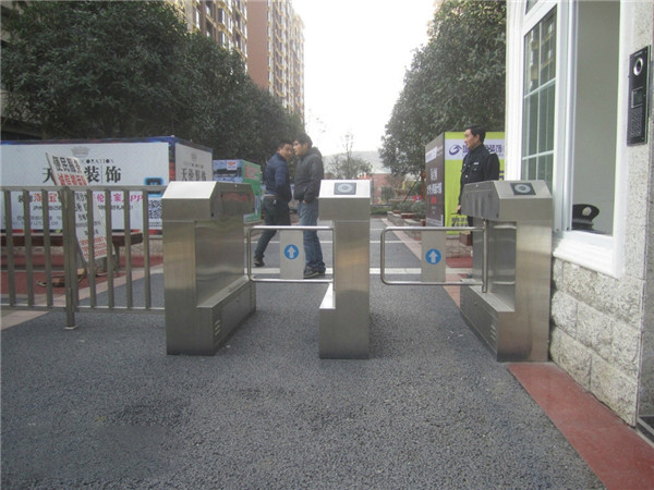 Crowd Control Pedestrian Swing Gate Speedgate Turnstile For Stadium / Hotel