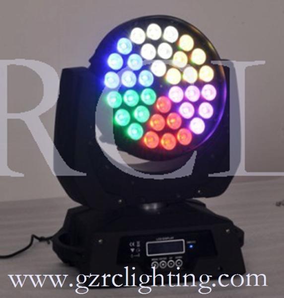 Buy cheap Dj Stage Lights,18w Rgbwa Uv Led Moving Head Wash Light With Zoom lights from wholesalers